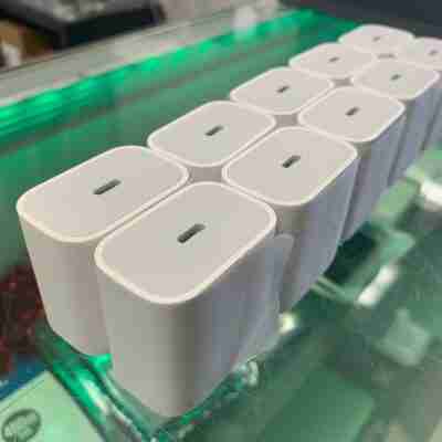 Genuine Apple MHJA3AM/A A2305 20W USB-C Power Adapter White. Lot of 10