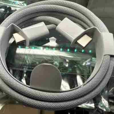 Genuine Original Apple iPhone 15 Braided USB-C to USB-C Charging Cable NEW